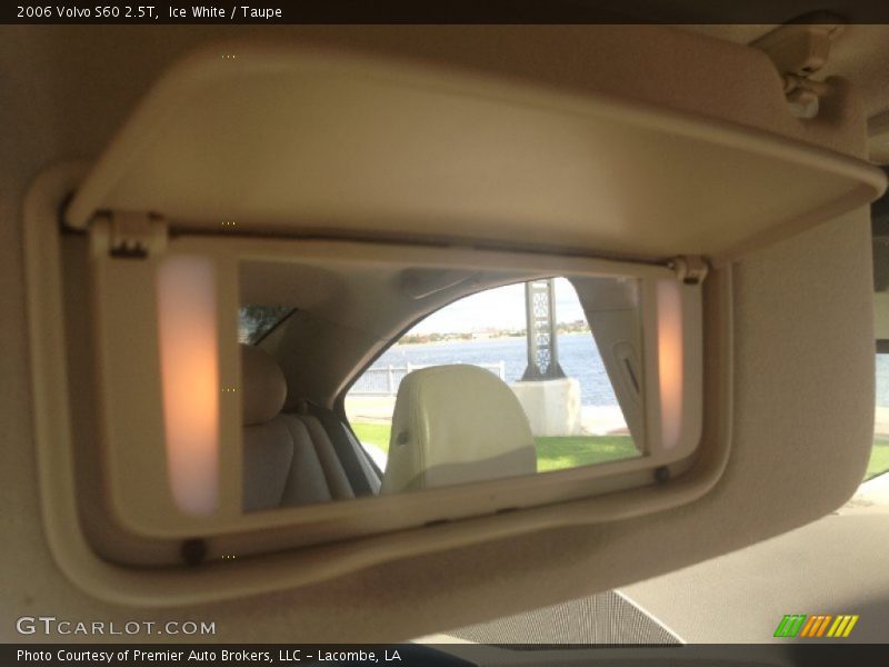Ice White / Taupe 2006 Volvo S60 2.5T