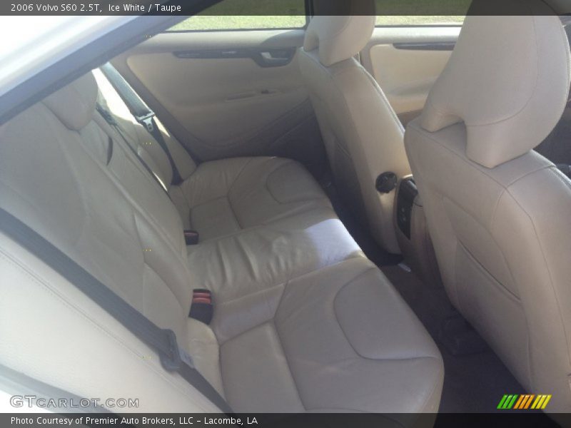 Ice White / Taupe 2006 Volvo S60 2.5T