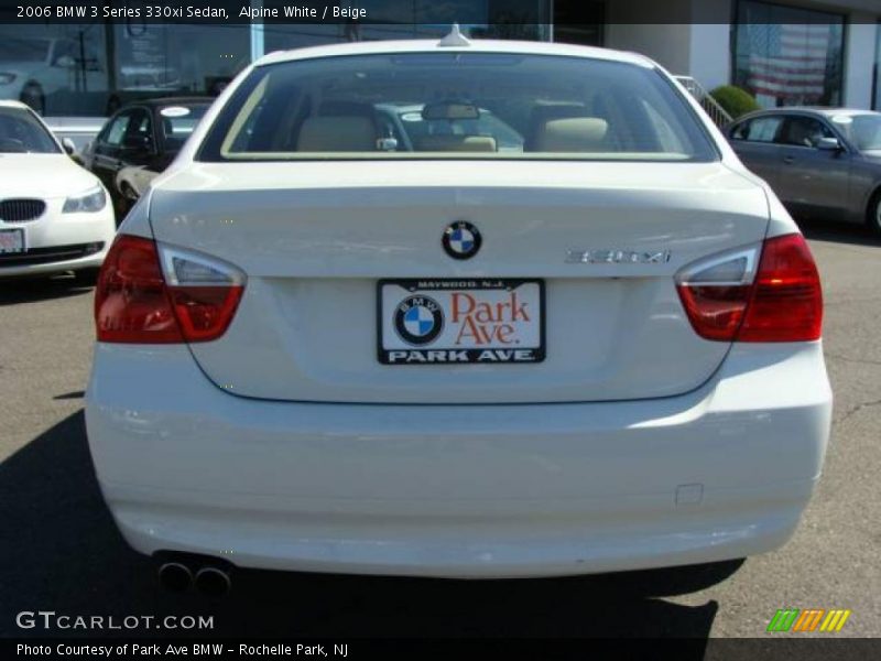 Alpine White / Beige 2006 BMW 3 Series 330xi Sedan