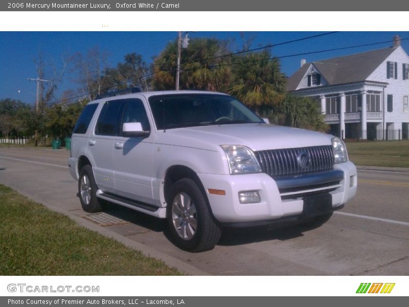 Oxford White / Camel 2006 Mercury Mountaineer Luxury