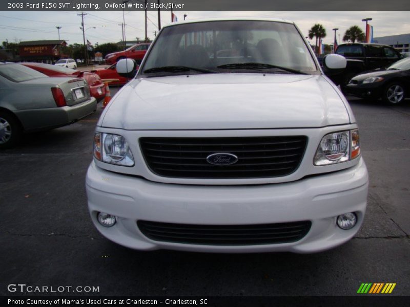 Oxford White / Black/Silver 2003 Ford F150 SVT Lightning