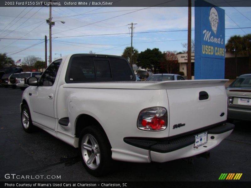 Oxford White / Black/Silver 2003 Ford F150 SVT Lightning
