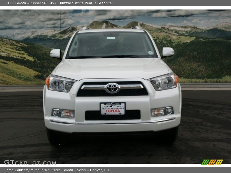 Blizzard White Pearl / Graphite 2013 Toyota 4Runner SR5 4x4