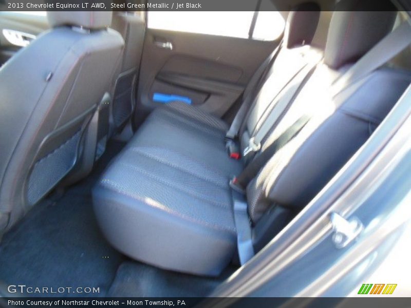 Steel Green Metallic / Jet Black 2013 Chevrolet Equinox LT AWD