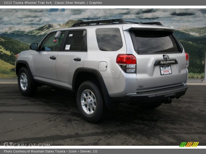 Classic Silver Metallic / Graphite 2013 Toyota 4Runner Trail 4x4