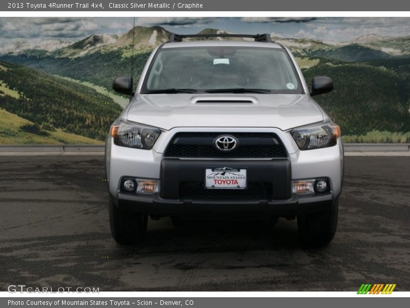 Classic Silver Metallic / Graphite 2013 Toyota 4Runner Trail 4x4