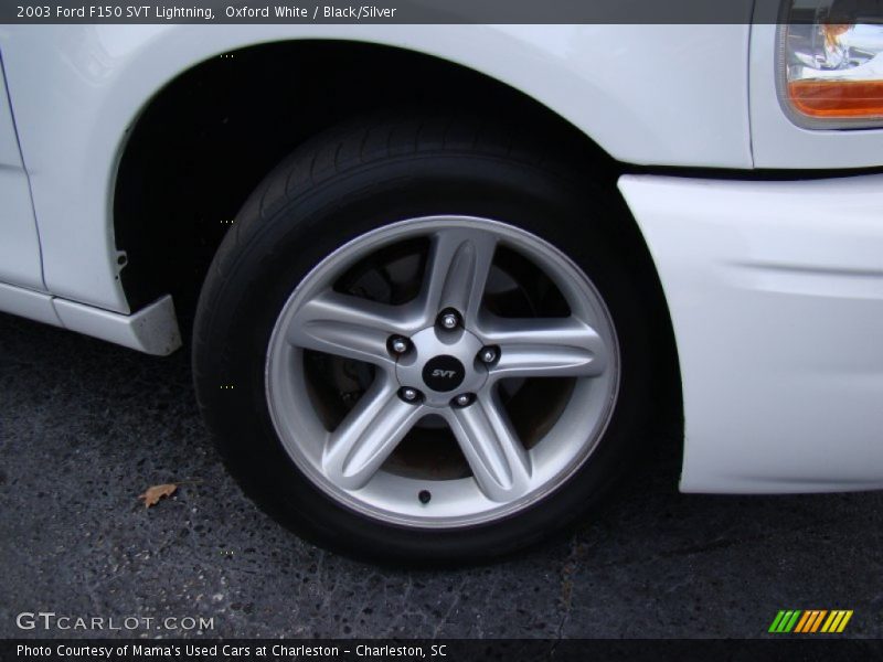 Oxford White / Black/Silver 2003 Ford F150 SVT Lightning