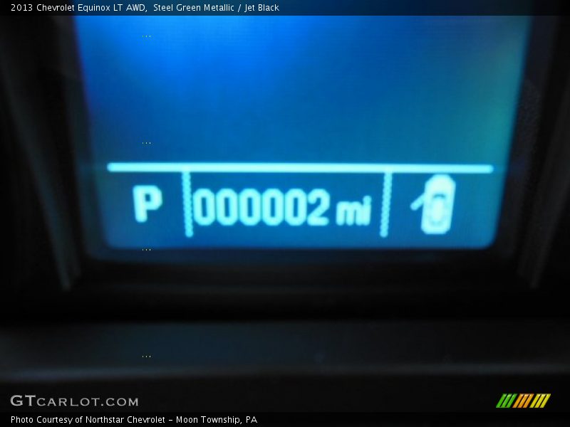 Steel Green Metallic / Jet Black 2013 Chevrolet Equinox LT AWD