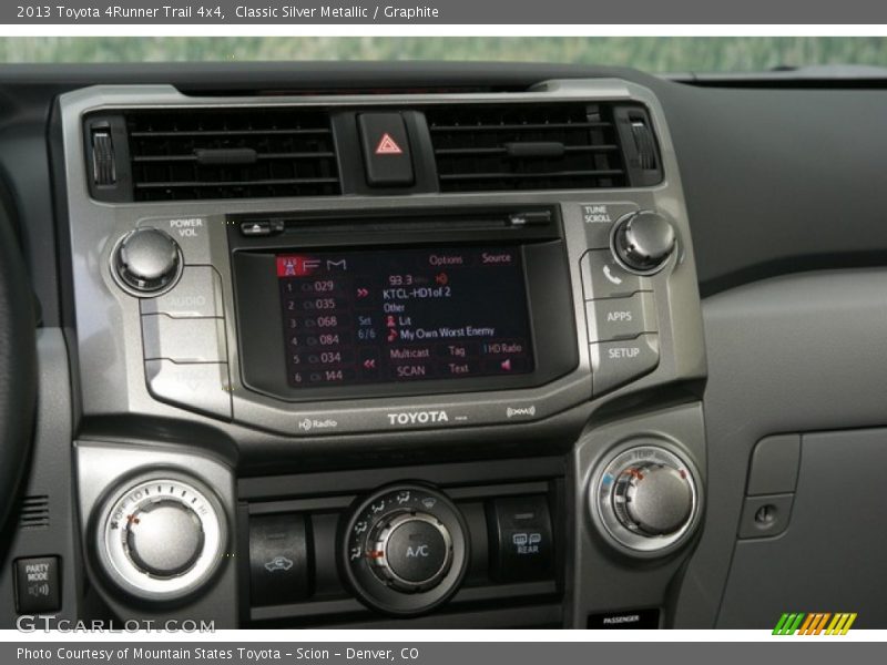 Classic Silver Metallic / Graphite 2013 Toyota 4Runner Trail 4x4