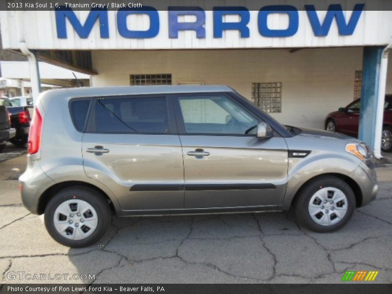 Titanium Gray / Black Cloth 2013 Kia Soul 1.6