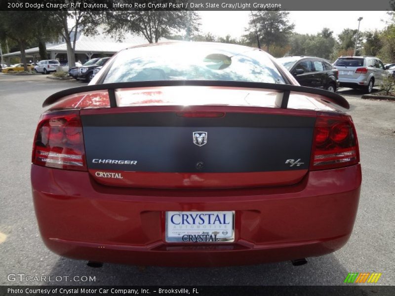 Inferno Red Crystal Pearl / Dark Slate Gray/Light Graystone 2006 Dodge Charger R/T Daytona