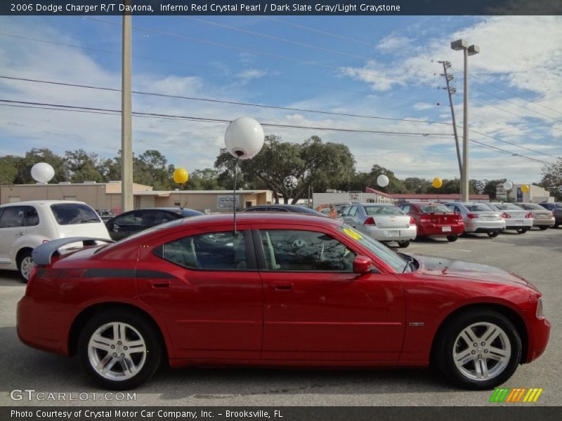 Inferno Red Crystal Pearl / Dark Slate Gray/Light Graystone 2006 Dodge Charger R/T Daytona