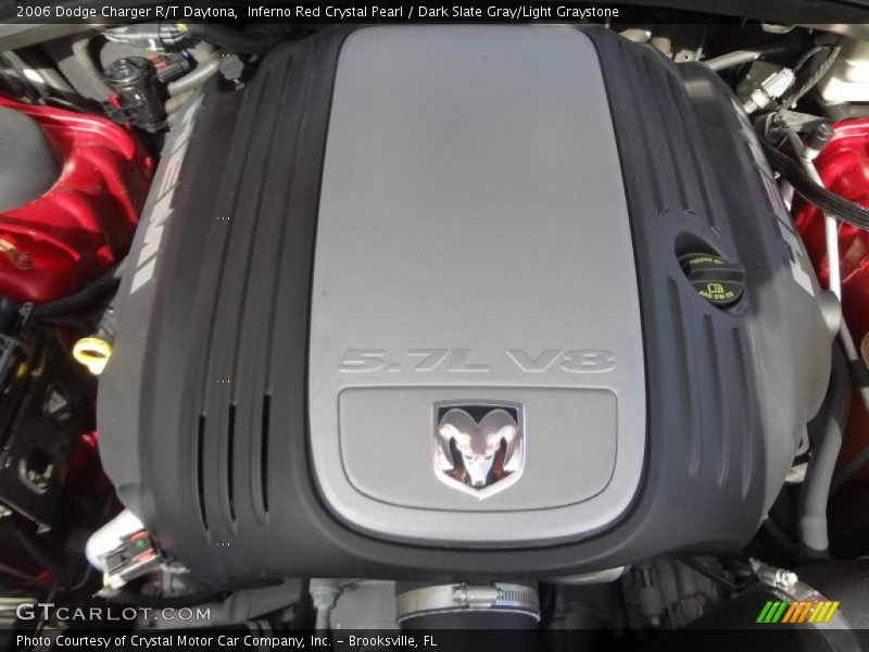 Inferno Red Crystal Pearl / Dark Slate Gray/Light Graystone 2006 Dodge Charger R/T Daytona