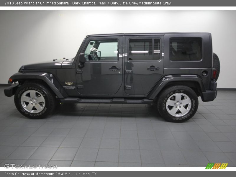 Dark Charcoal Pearl / Dark Slate Gray/Medium Slate Gray 2010 Jeep Wrangler Unlimited Sahara