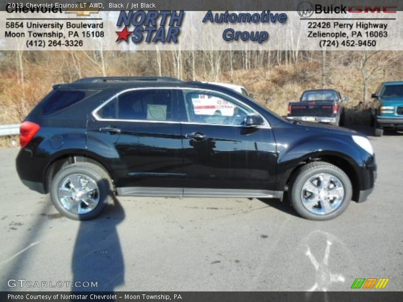 Black / Jet Black 2013 Chevrolet Equinox LT AWD