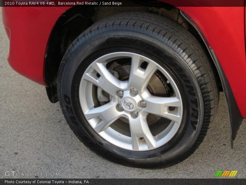 Barcelona Red Metallic / Sand Beige 2010 Toyota RAV4 V6 4WD