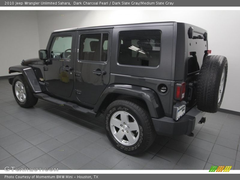 Dark Charcoal Pearl / Dark Slate Gray/Medium Slate Gray 2010 Jeep Wrangler Unlimited Sahara
