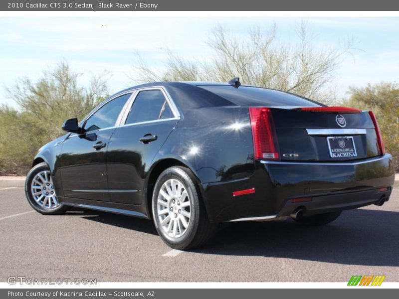 Black Raven / Ebony 2010 Cadillac CTS 3.0 Sedan