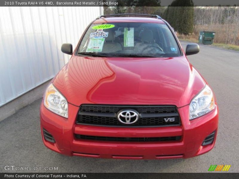 Barcelona Red Metallic / Sand Beige 2010 Toyota RAV4 V6 4WD