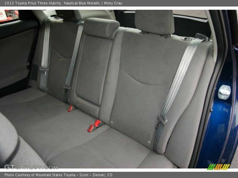 Nautical Blue Metallic / Misty Gray 2013 Toyota Prius Three Hybrid