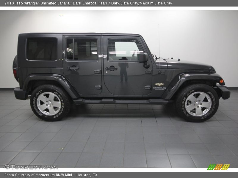 Dark Charcoal Pearl / Dark Slate Gray/Medium Slate Gray 2010 Jeep Wrangler Unlimited Sahara