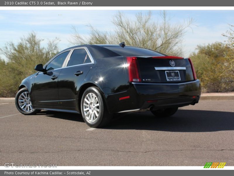 Black Raven / Ebony 2010 Cadillac CTS 3.0 Sedan