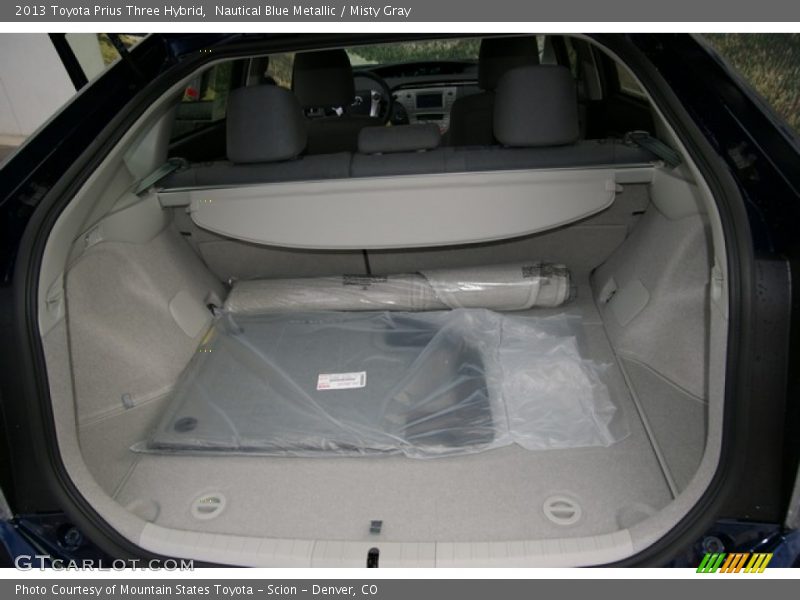 Nautical Blue Metallic / Misty Gray 2013 Toyota Prius Three Hybrid
