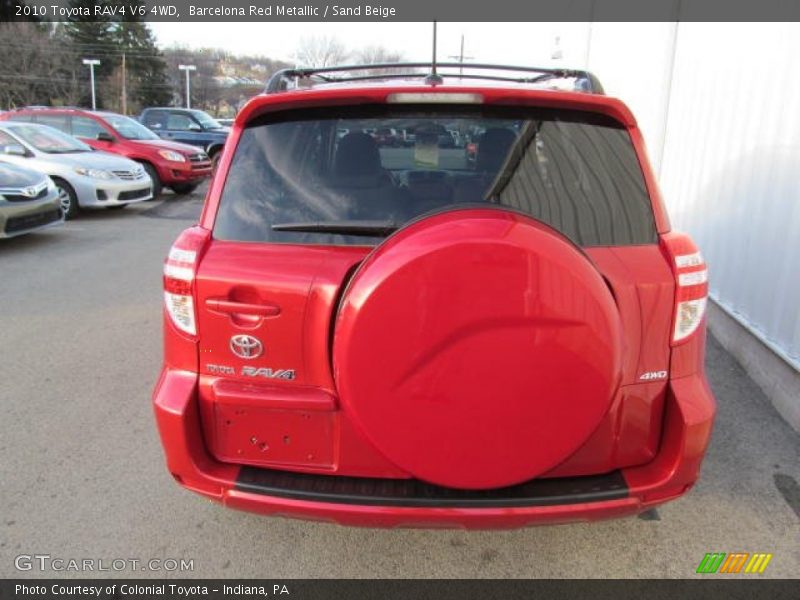 Barcelona Red Metallic / Sand Beige 2010 Toyota RAV4 V6 4WD