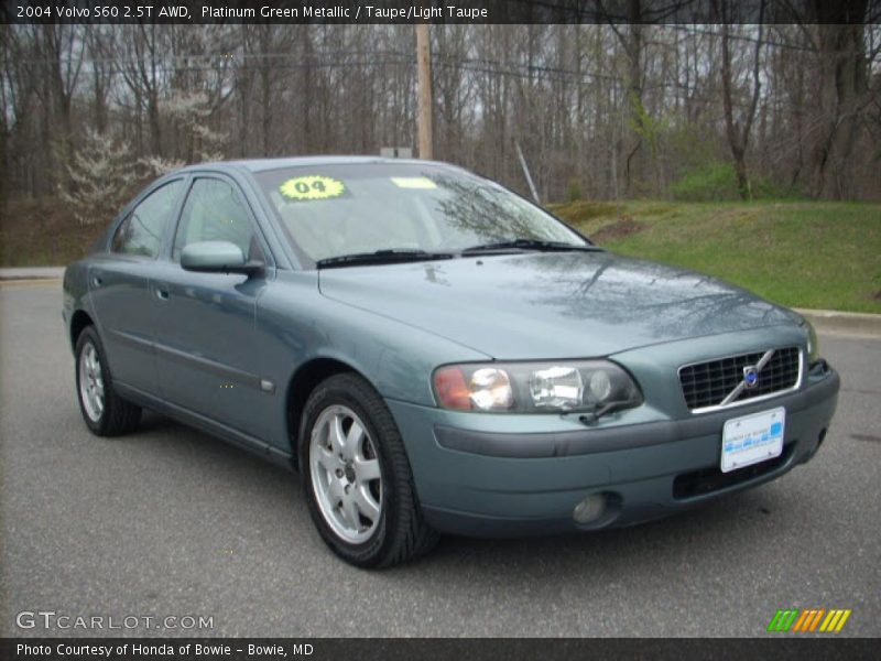 Platinum Green Metallic / Taupe/Light Taupe 2004 Volvo S60 2.5T AWD
