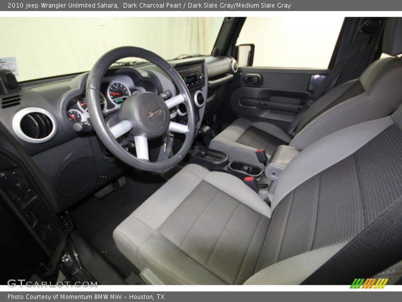 Dark Charcoal Pearl / Dark Slate Gray/Medium Slate Gray 2010 Jeep Wrangler Unlimited Sahara