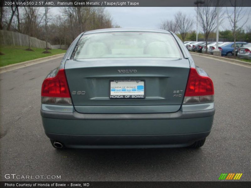 Platinum Green Metallic / Taupe/Light Taupe 2004 Volvo S60 2.5T AWD