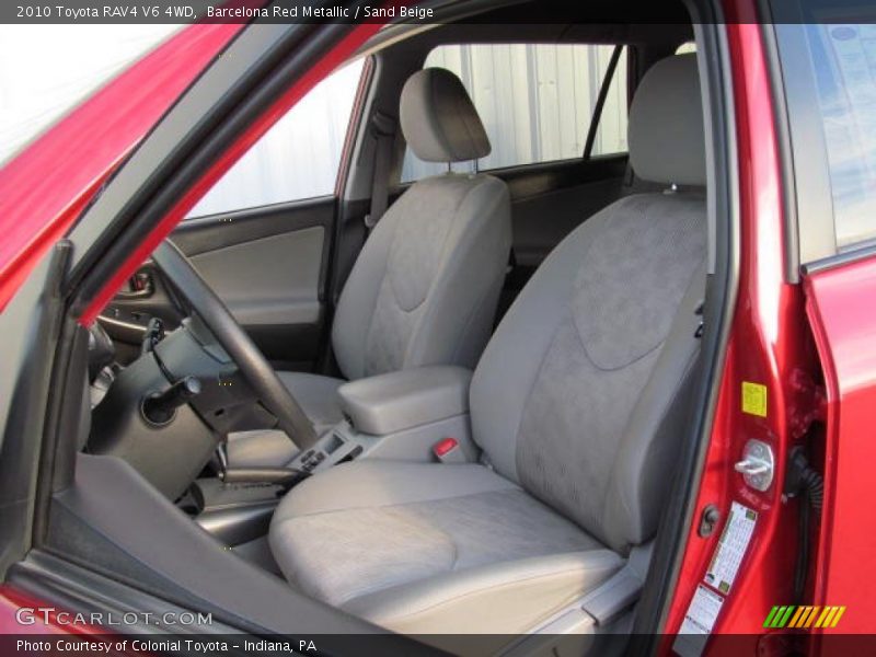 Barcelona Red Metallic / Sand Beige 2010 Toyota RAV4 V6 4WD