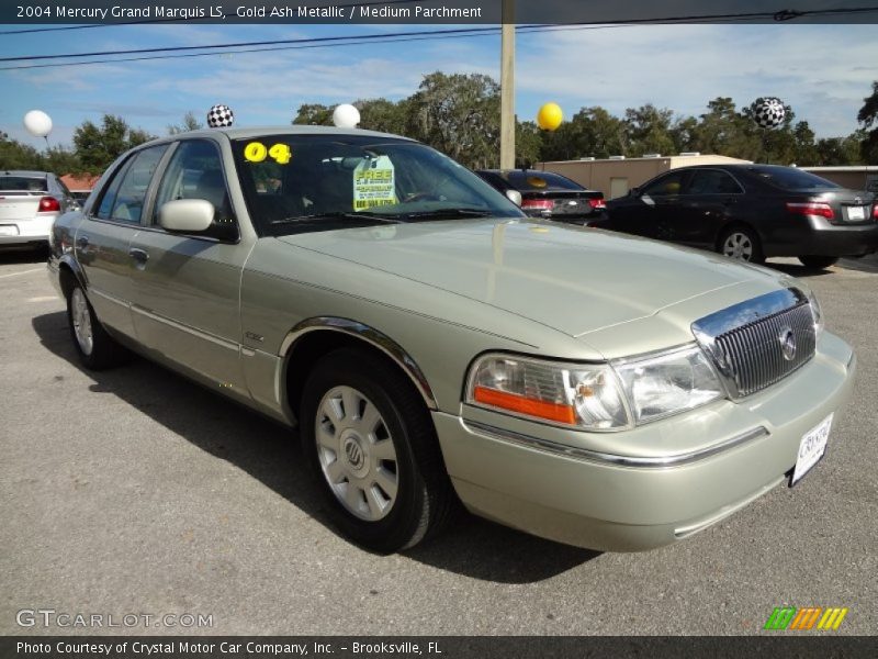 Gold Ash Metallic / Medium Parchment 2004 Mercury Grand Marquis LS