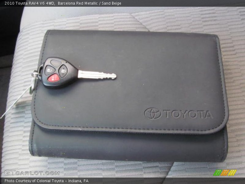 Barcelona Red Metallic / Sand Beige 2010 Toyota RAV4 V6 4WD