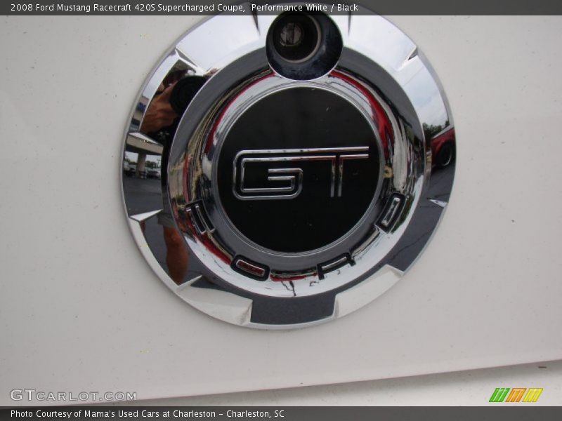Performance White / Black 2008 Ford Mustang Racecraft 420S Supercharged Coupe