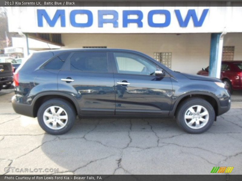 Baltic Blue / Black 2013 Kia Sorento LX