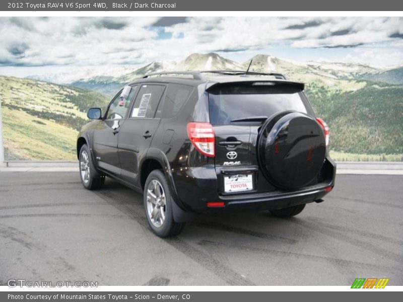 Black / Dark Charcoal 2012 Toyota RAV4 V6 Sport 4WD