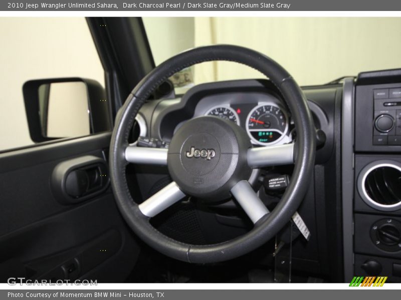 Dark Charcoal Pearl / Dark Slate Gray/Medium Slate Gray 2010 Jeep Wrangler Unlimited Sahara