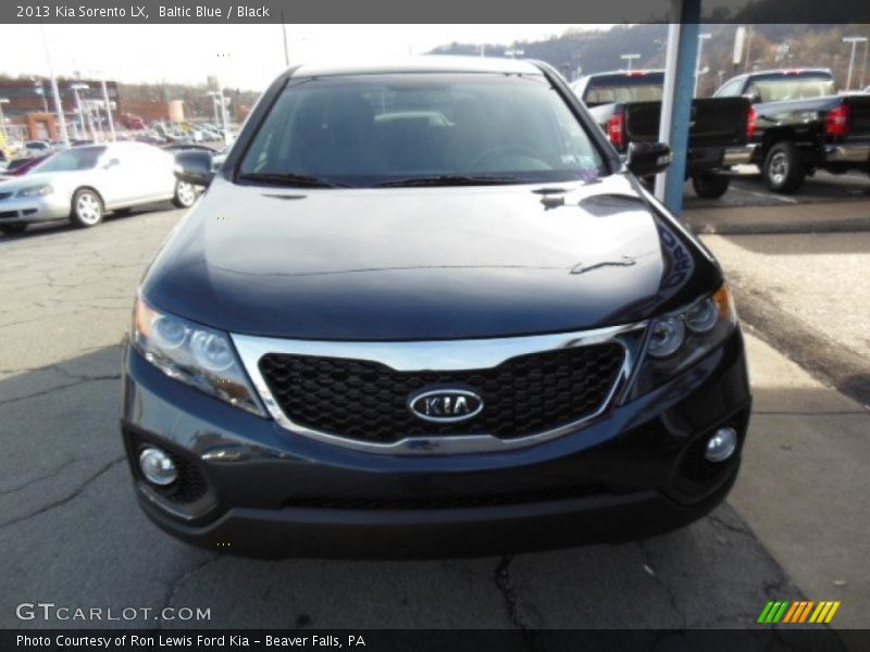 Baltic Blue / Black 2013 Kia Sorento LX