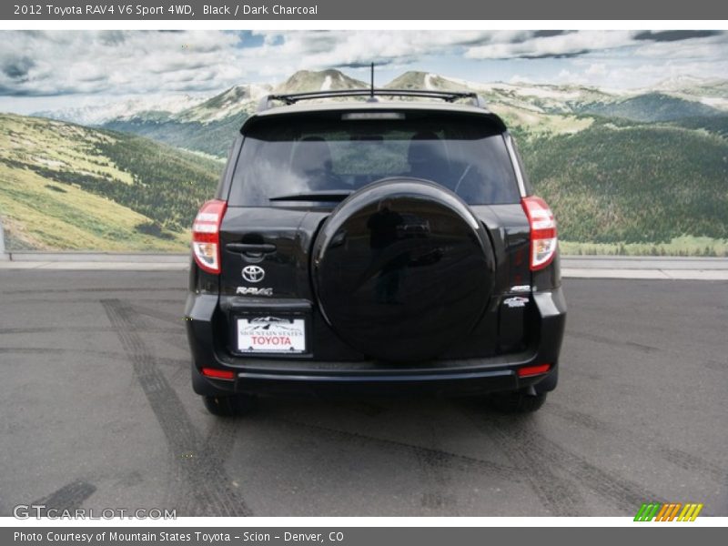 Black / Dark Charcoal 2012 Toyota RAV4 V6 Sport 4WD