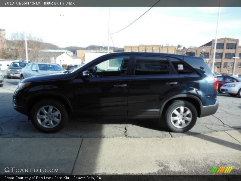 Baltic Blue / Black 2013 Kia Sorento LX