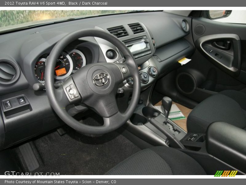 Black / Dark Charcoal 2012 Toyota RAV4 V6 Sport 4WD