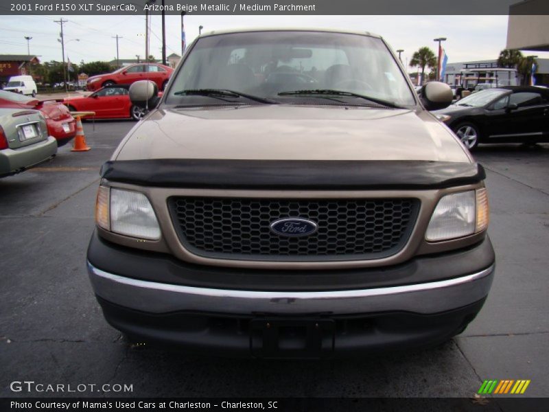 Arizona Beige Metallic / Medium Parchment 2001 Ford F150 XLT SuperCab