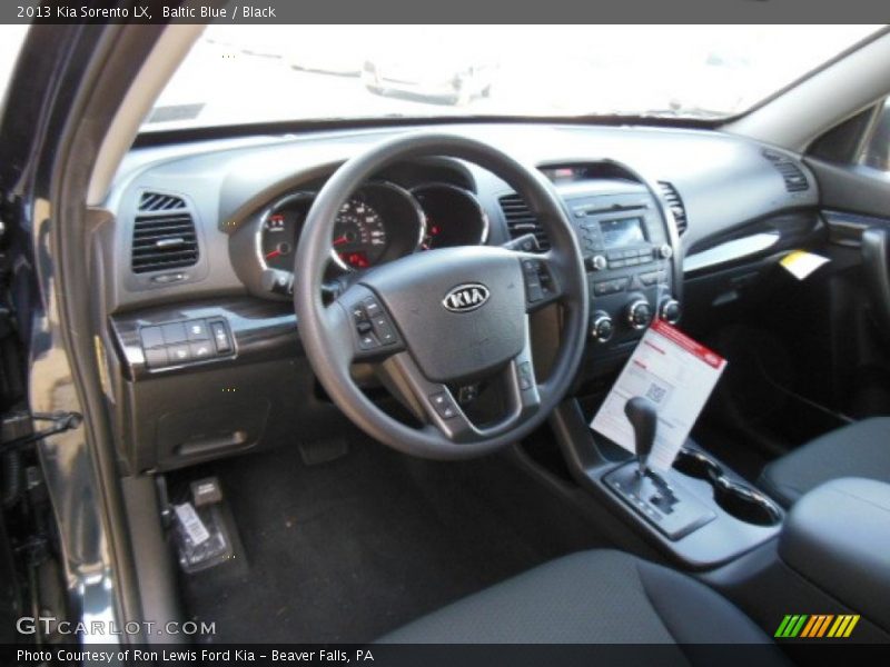 Baltic Blue / Black 2013 Kia Sorento LX