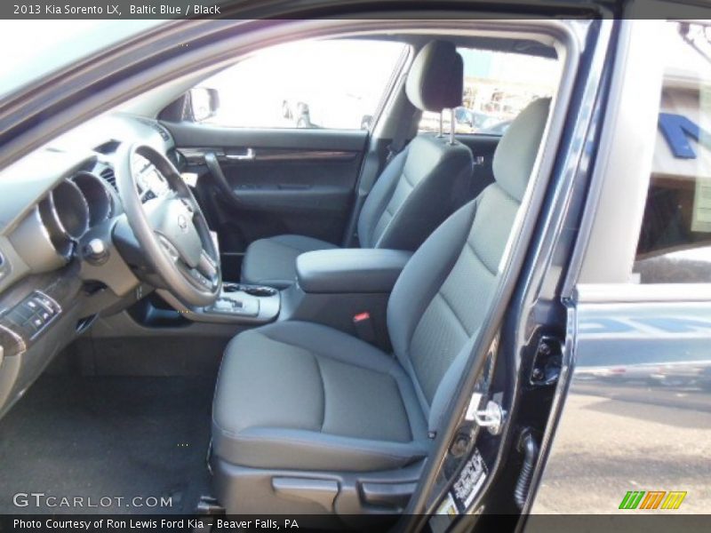Baltic Blue / Black 2013 Kia Sorento LX