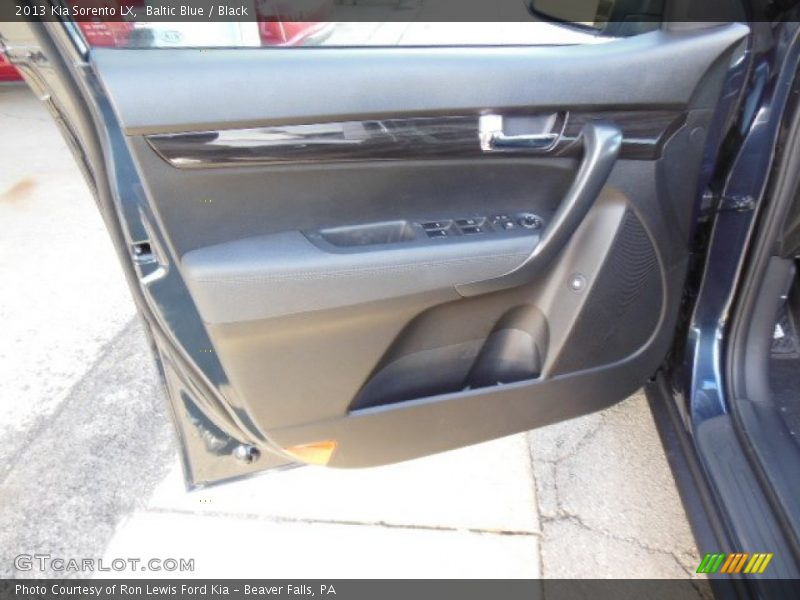 Baltic Blue / Black 2013 Kia Sorento LX