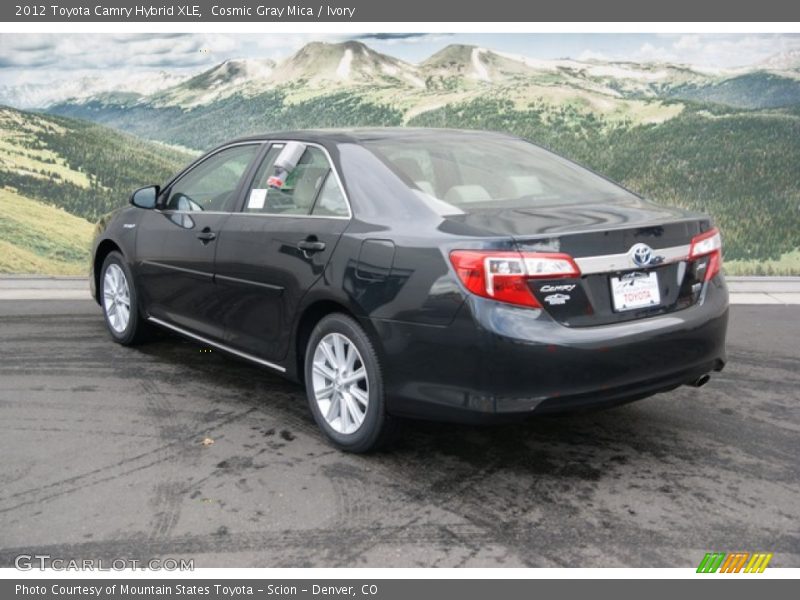 Cosmic Gray Mica / Ivory 2012 Toyota Camry Hybrid XLE