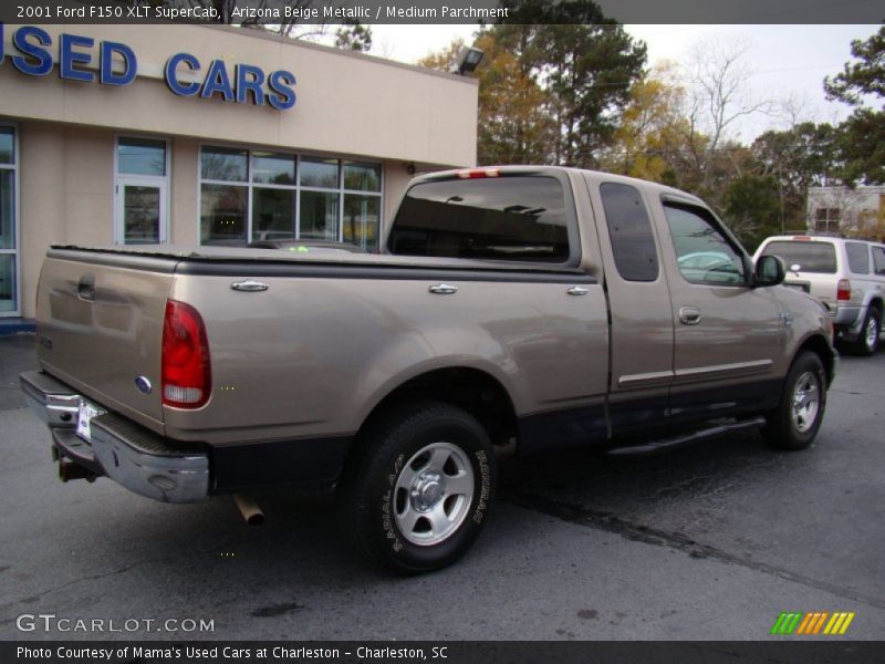 Arizona Beige Metallic / Medium Parchment 2001 Ford F150 XLT SuperCab