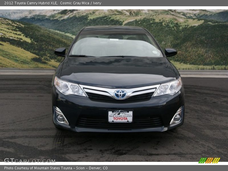 Cosmic Gray Mica / Ivory 2012 Toyota Camry Hybrid XLE