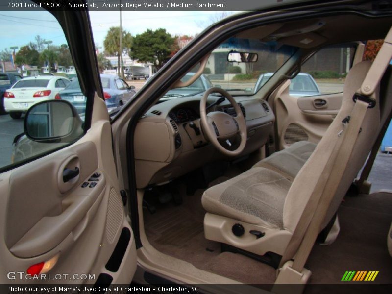  2001 F150 XLT SuperCab Medium Parchment Interior